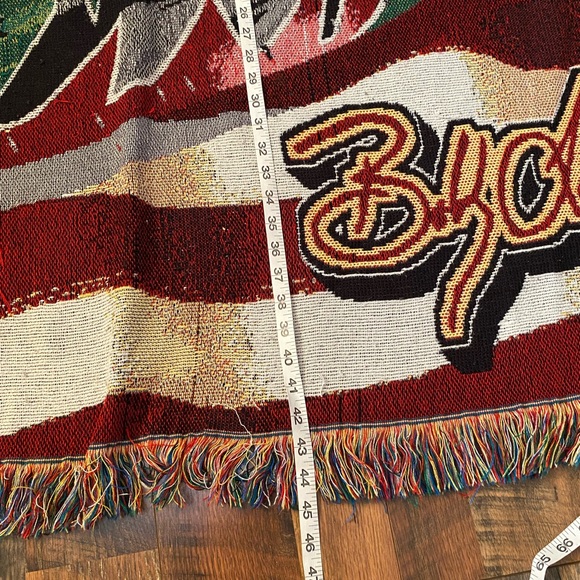 Bobby Labonte VTG tapestry throw Northwest Company USA made - Picture 5 of 6